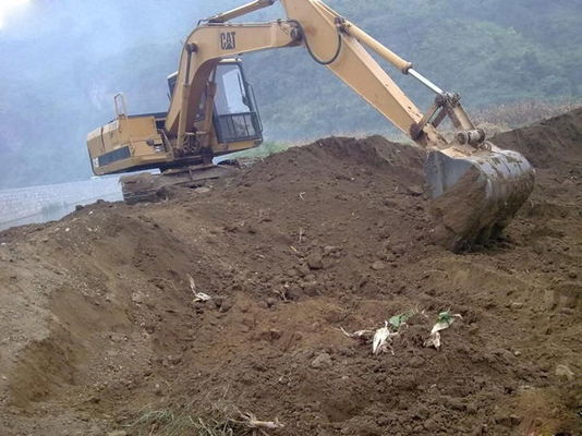 2002 el cubo E120B del año 80.3kw 0.5cbm utilizó a CAT Excavator proveedor