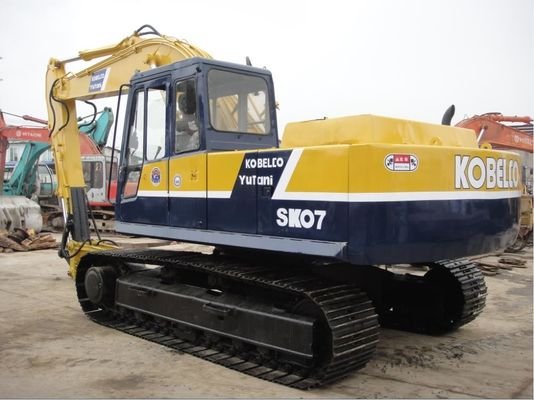 7425h la tonelada 0.7m3 SK07 de las horas de trabajo 18 utilizó el excavador de Kobelco proveedor