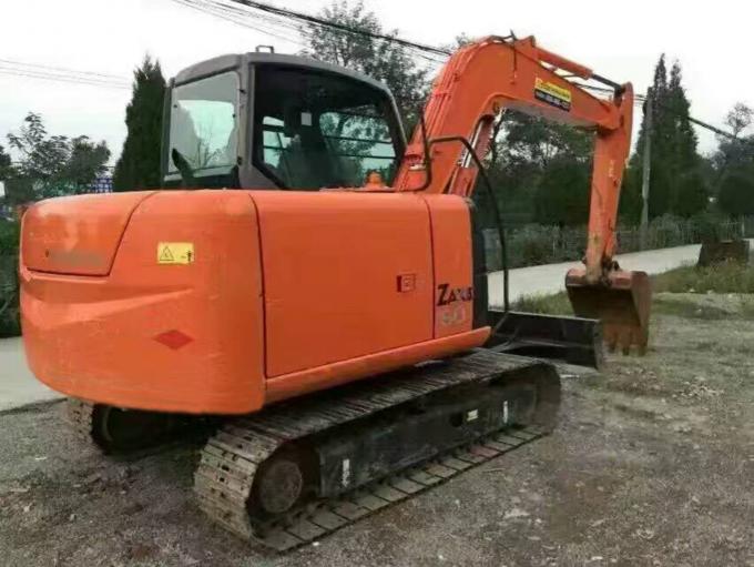 ZX60 capacidad 6 Ton Mini Used Hitachi Excavator del cubo 0.3m3 0