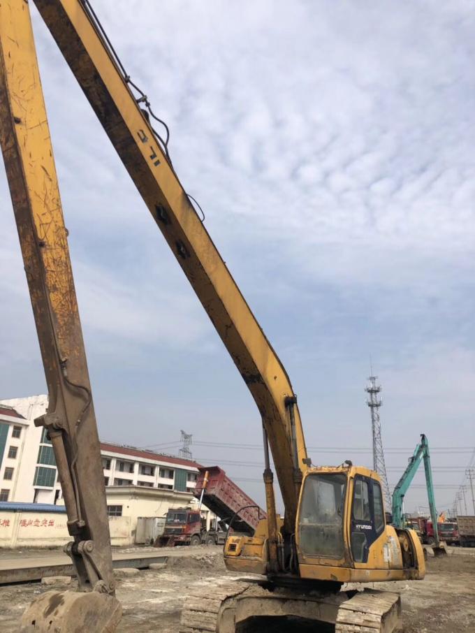 el tamaño los 21M Long Boom Hyundai R210-5D del zapato de 600m m utilizó el excavador Machine 0