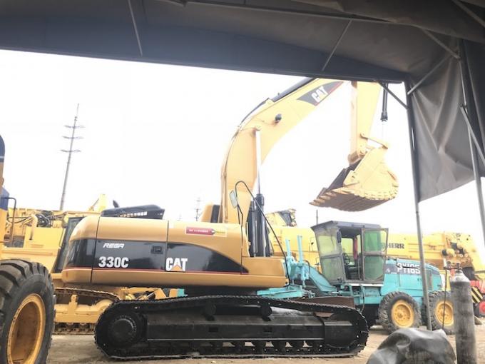 5.5km/H cubo mini 330C vieja Cat Excavator de la velocidad 0.8m3 0