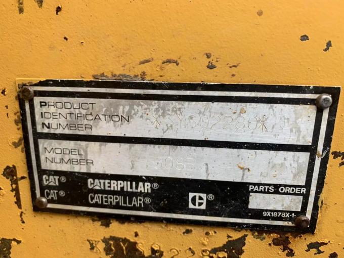 11.3rpm la clasificabilidad Japón 308B resistente utilizó a CAT Excavator 1