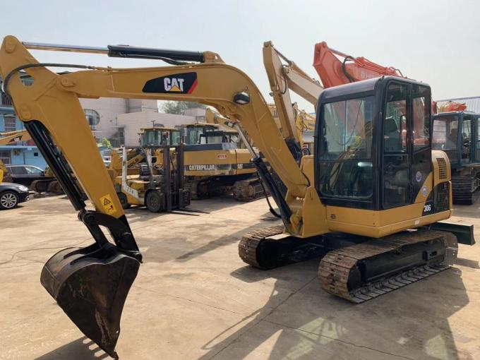 0.3m3 el cubo 5800kg Caterpillar 306D utilizó el excavador de la correa eslabonada 1